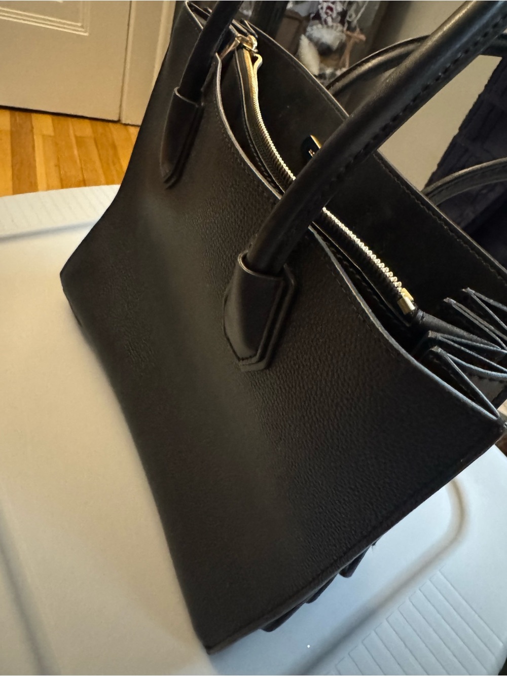 Michael Kors Black Satchel with Gold Hardware - Picture 7 of 7